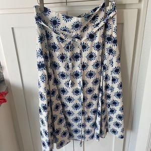 The Loft size 8 linen midi length skirt